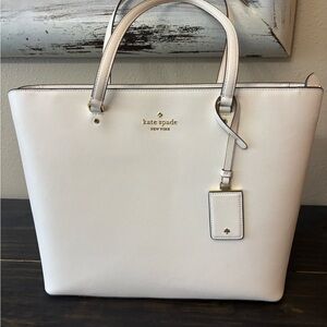 Kate Spade White Tote Bag